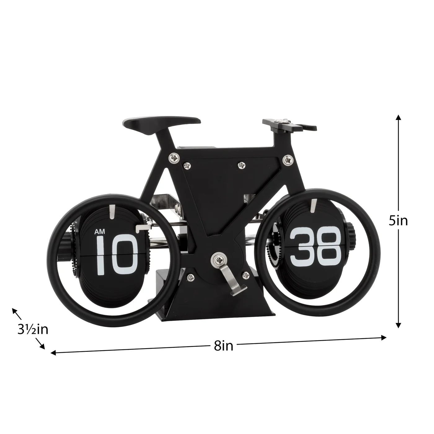 Retro Bicycle Flip Motion Clock